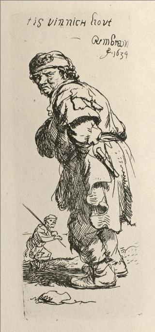 A Beggar: and a Companion Piece, Turned to the Left