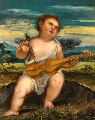 Cupid with a Violin