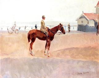 An Equestrian on the Boulevard of Scheveningen