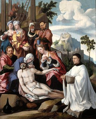 Lamentation of Christ with a Donor