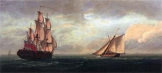 The British Frigate H.M.S.