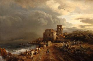 Italian Coastal Scene