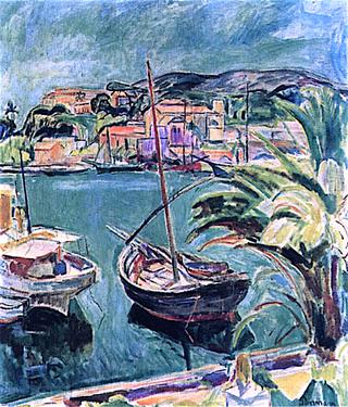 Harbor with Sailing Boats