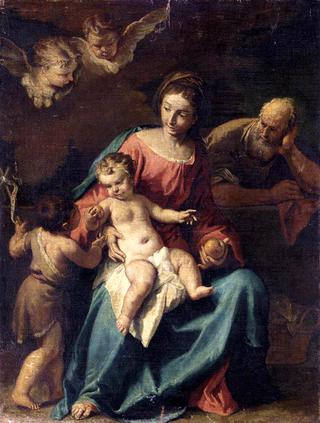 Holy Family with the Infant and Saint John the Baptist