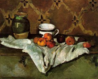 Still Life with Cup, Jar and Apples