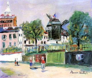 The Moulin de la Galette in Montmartre