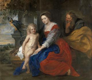 The Holy Family with the Parrot