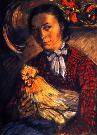 Seated Farmer's Wife with a Chicken in Her Lap