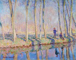 Jean-Pierre Hoschede and Michel Monet on the Banks of Epte