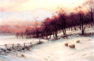 O'er Snow Clad Pastures, When the Sky Grew Red