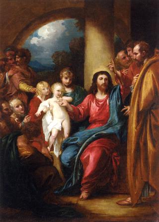 Christ Showing a Little Child as the Emblem of Heaven