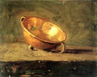 Still Life with Brass Colander