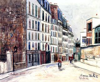 The Rue Lepic in Montmartre