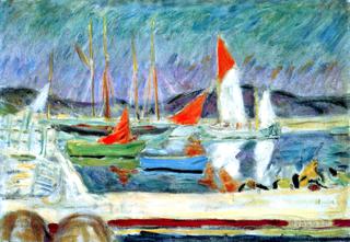 Boats in the Harbor, Le Cannet