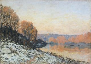 The Seine at Bougival in Winter