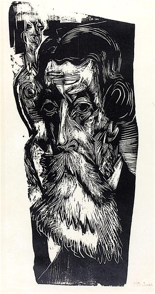 Head of Ludwig Schames, Kirchner's Friend and Agent in Frankfurt a.M.