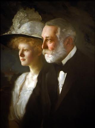 Clay Frick with his daughter,Helen Clay Frick