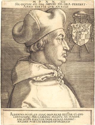 Cardinal Albrecht Of Brandenburg