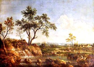 A Landscape with a Waterfall