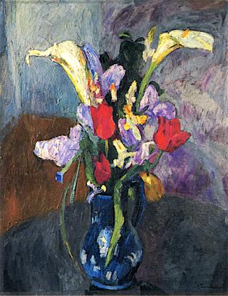 Still Life with Calla Lilies