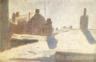 Winter Landscape with Houses