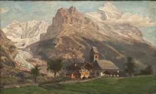 Landscape in the Southern Alps