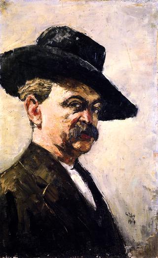 Self-Portrait with Dark Hat