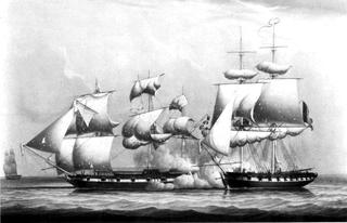 Action Between the Will of Liverpool and a French Privateer, February 21, 1804