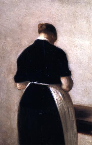 Study of Standing Woman, Seen from Behind