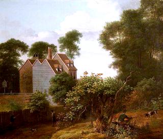 Landscape with House on the Edge of a Wood