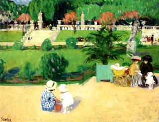 In the Luxembourg Garden