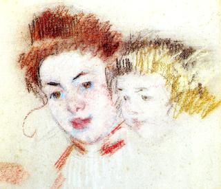 Sketch of Reine and Child