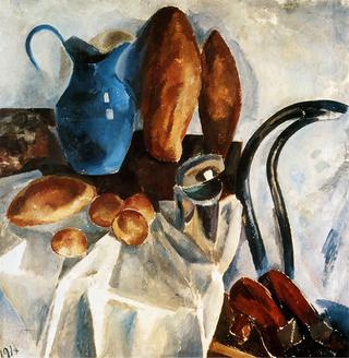 Still Life with Bread and Jug