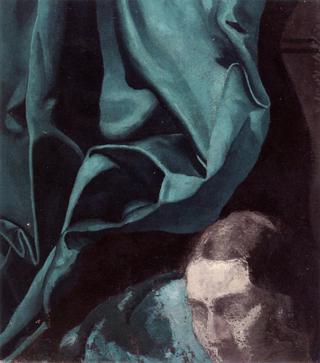 Fragment, Head and Drapery (Esther H. Sawyer)