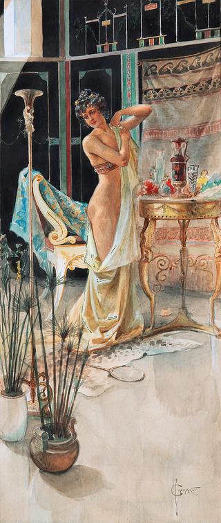 Woman in Boudoir