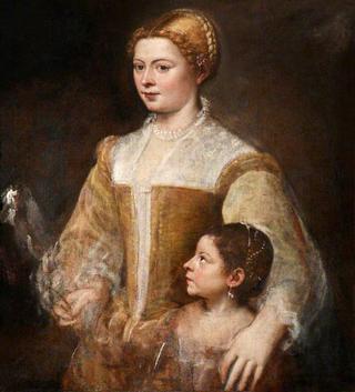 一位贵族夫人和她的女儿