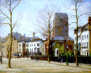 Chelsea Old Church and Lombard Terrace