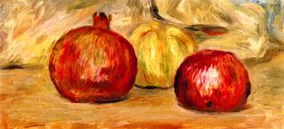 Pomegranates and Apple