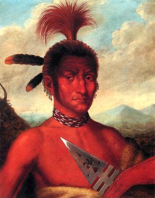 Moanahonga (Great Walker), an Iowa Chief