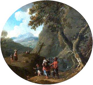 Rocky Landscape with Figures