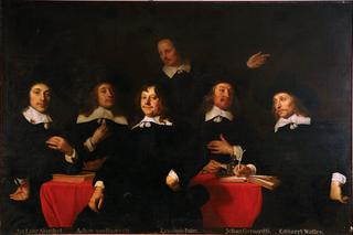 Portrait of the Regents of the Alms, Poor and Work House in Haarlem