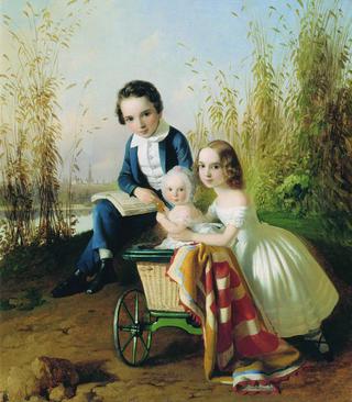 Portrait of the Olsufiev Children