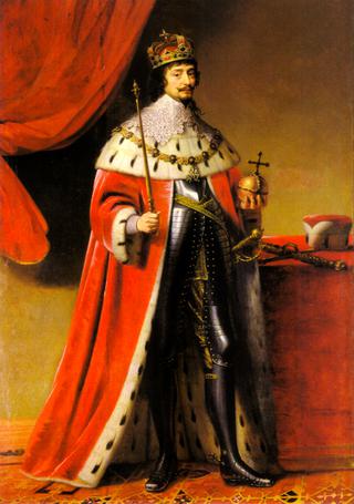 腓特烈五世，波希米亚国王的选举人帕拉廷的肖像