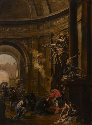 Saint Carlo Borromeo Receiving the Oblates