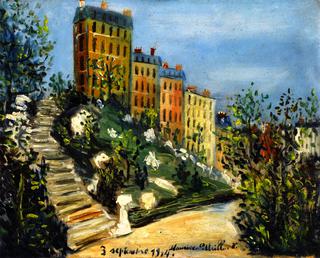 Stairway in Montmartre