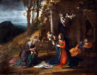 Nativity of Jesus with Saint Elisabeth and the Infant Saint John