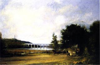 Highbridge from Harlem Line in 1873