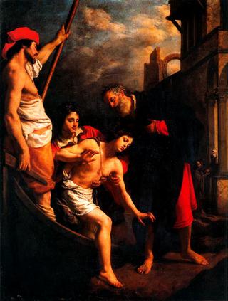 Saint Julian Offers Hospitality to the Pilgrims