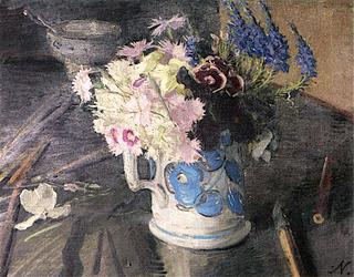 Mixed Flowers in a Mug