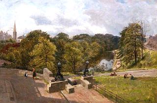 The River Kelvin from the North at the Botanic Gardens